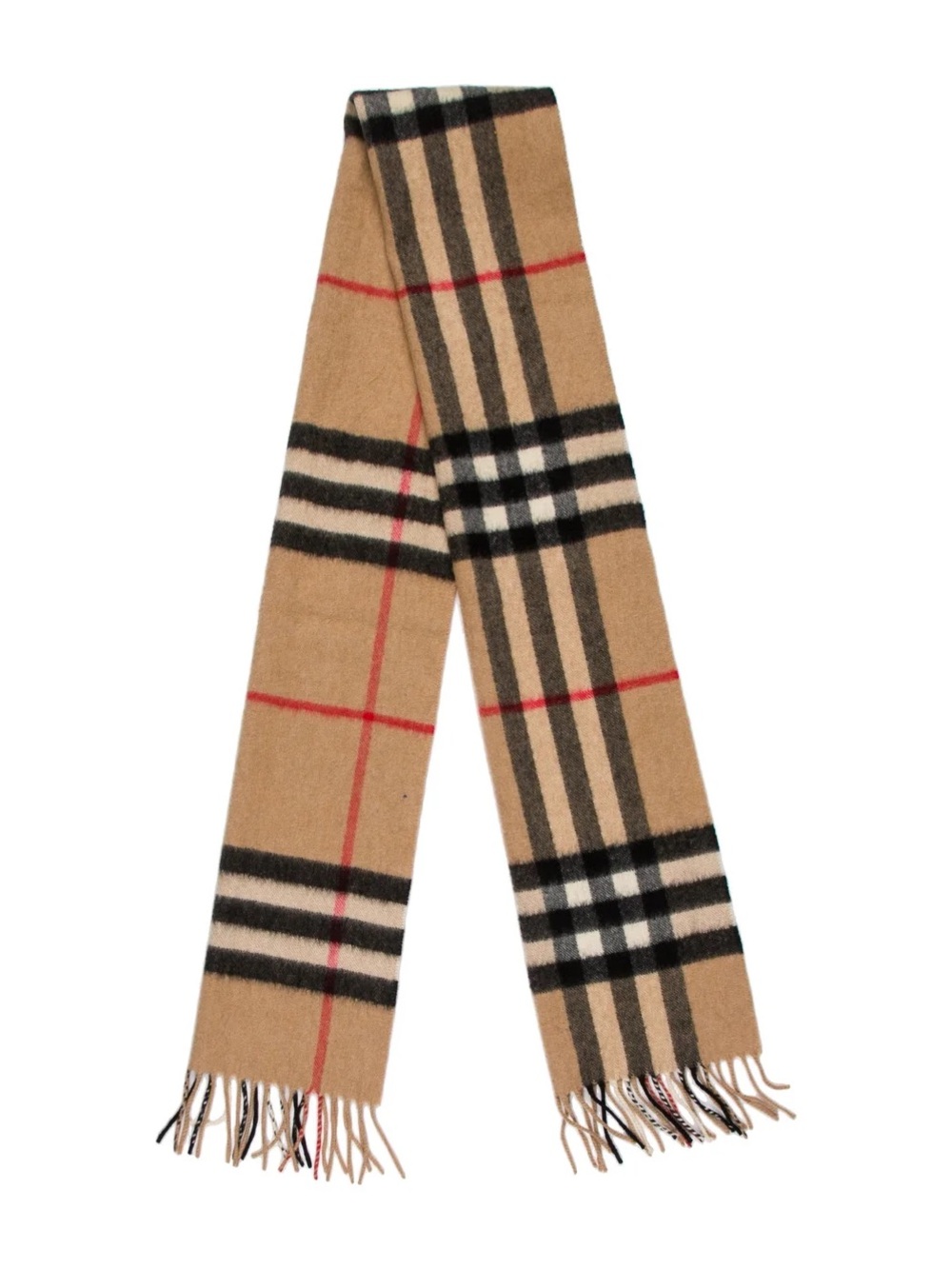 Burberry cashmere check scarf
